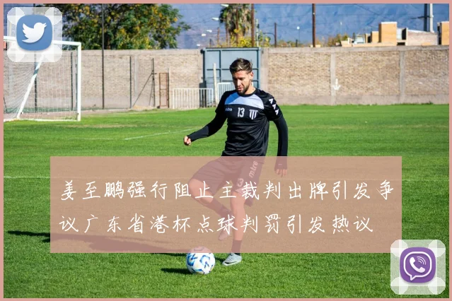姜至鹏强行阻止主裁判出牌引发争议广东省港杯点球判罚引发热议